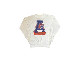No Sweat Vintage Auburn Tigers War Eagle Pullover